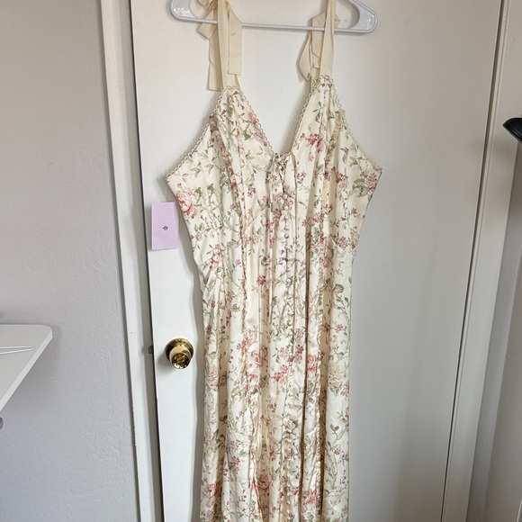 V. Chapman Eden Dress Carmel Valley Rose Floral Maxi Gown Size 18 NWT - Picture 7 of 9